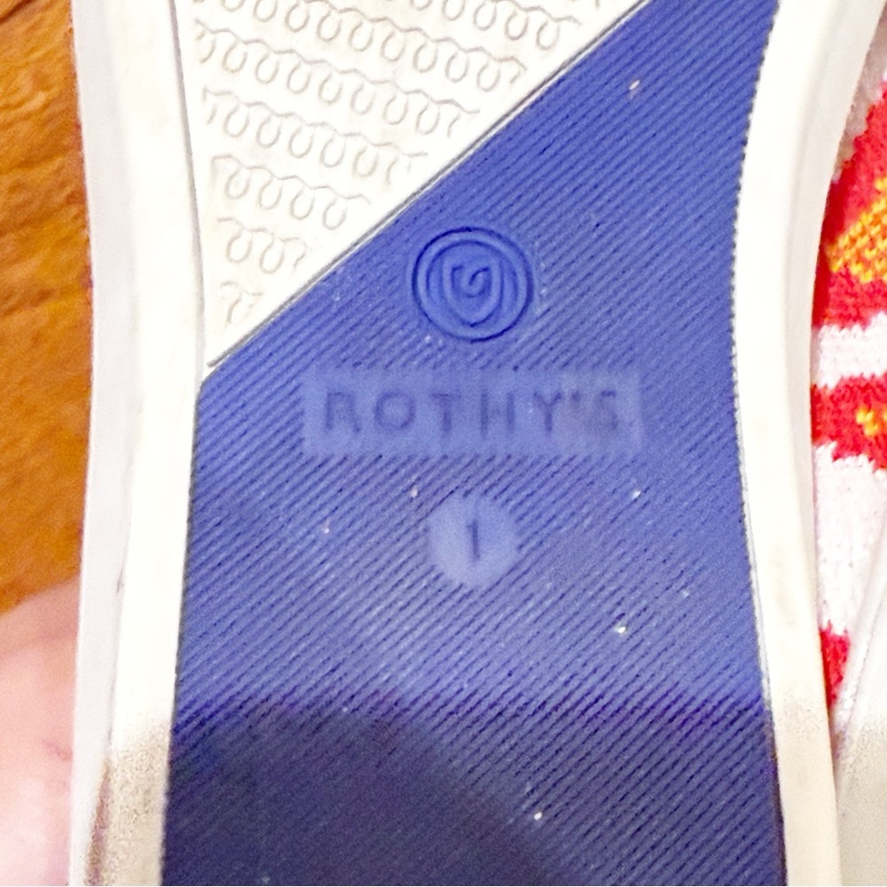 Rothy's Kids Slip On Sneakers Flames Little Kids Size 1 Unisex - Picture 6 of 6